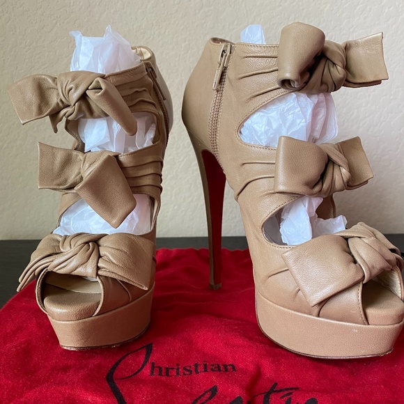 christian louboutin butterfly heels